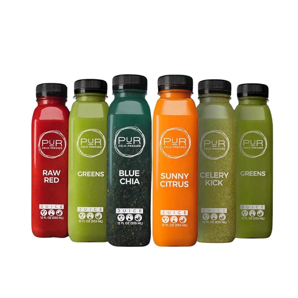 PUR Cold-Pressed Juice 7-Day Signature Cleanse - 42 Bottles