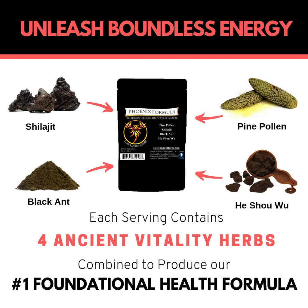 Lost Empire Herbs Phoenix Rejuvenation Formula Energy Blend - 100g - image 7