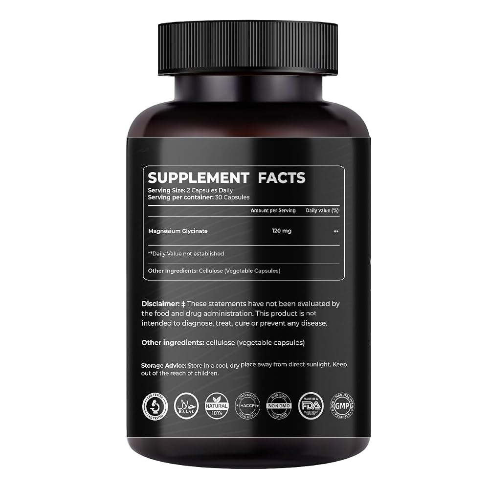 Mishas Magnesium Glycinate, Malate & Citrate - 90 Capsules - image 2