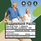 EAST PARK d-Lenolate Olive Leaf Extract Immune Support - 180 Capsules - image 5