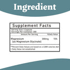 Bumjazz Magnesium Glycinate 300mg - 300 Capsules - image 2