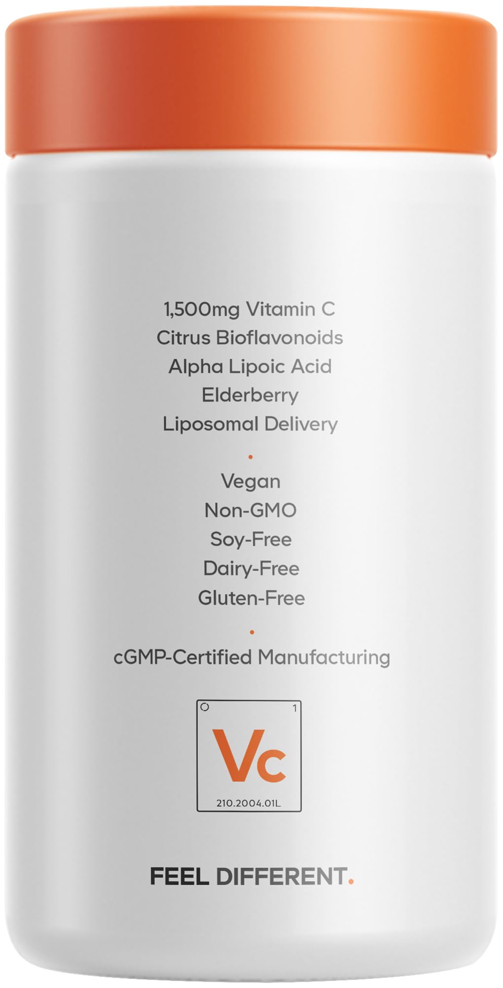 Codeage Liposomal Vitamin C 1500mg with Zinc