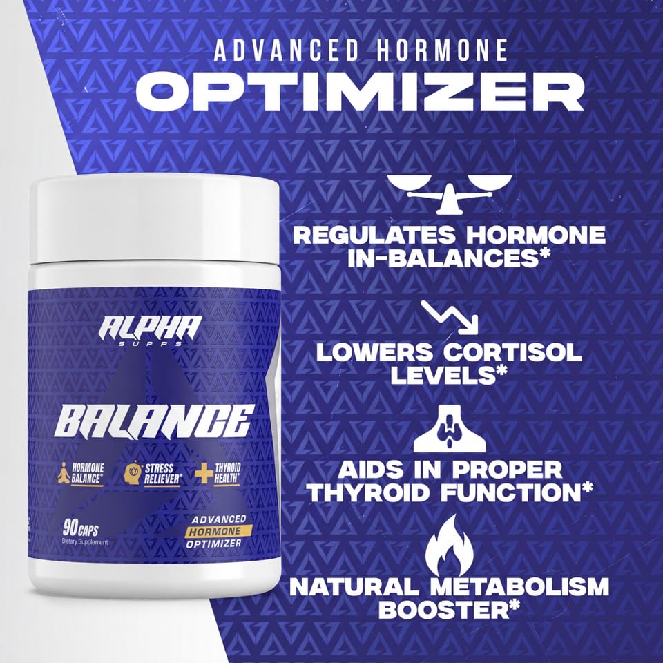 Alpha Supps Alpha Balance Hormonal Support - 90 Capsules - image 3