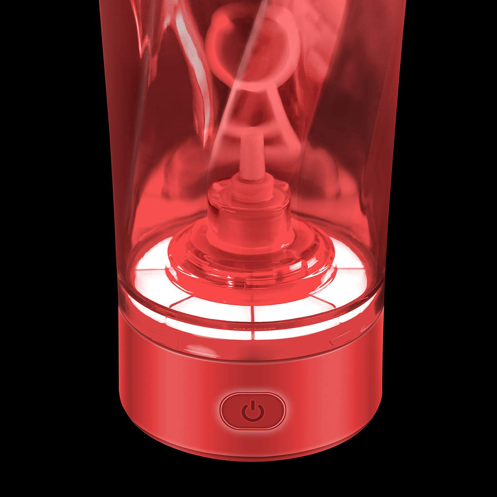 VOLTRX Premium Electric Protein Shaker Bottle 24 oz - Spore Red - image 4