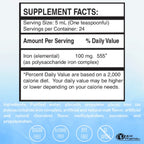 Irofol High Potency Liquid Iron Supplement - 4 fl oz - image 4