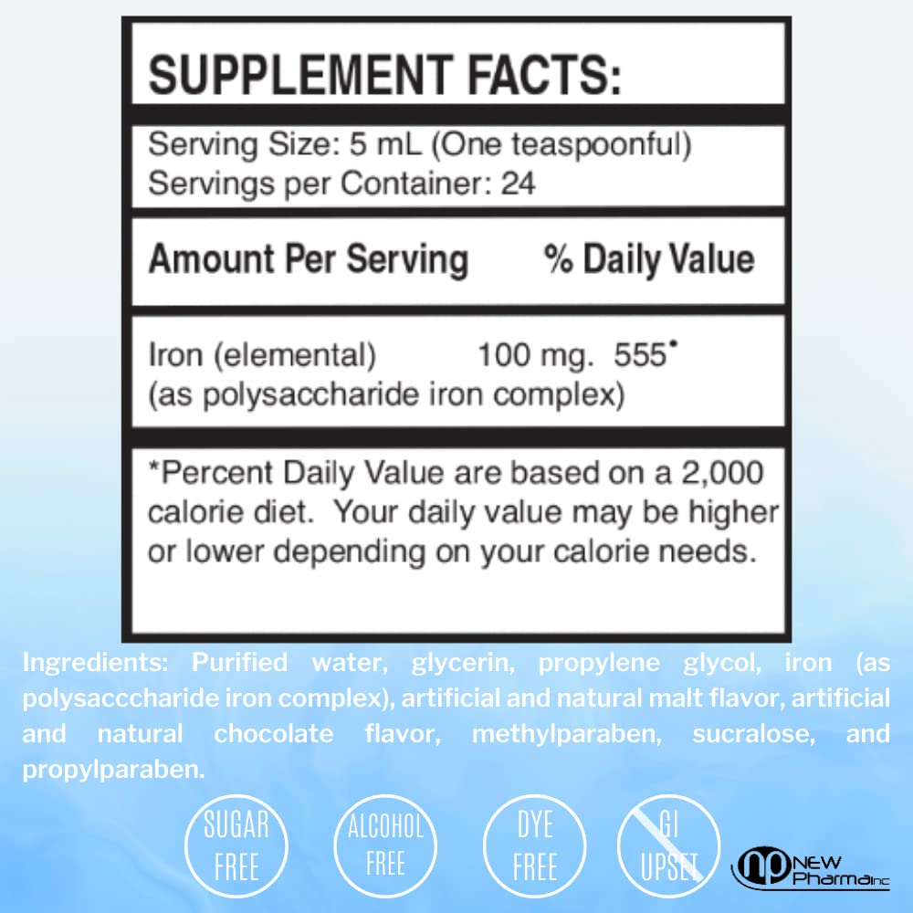 Irofol High Potency Liquid Iron Supplement - 4 fl oz - image 4