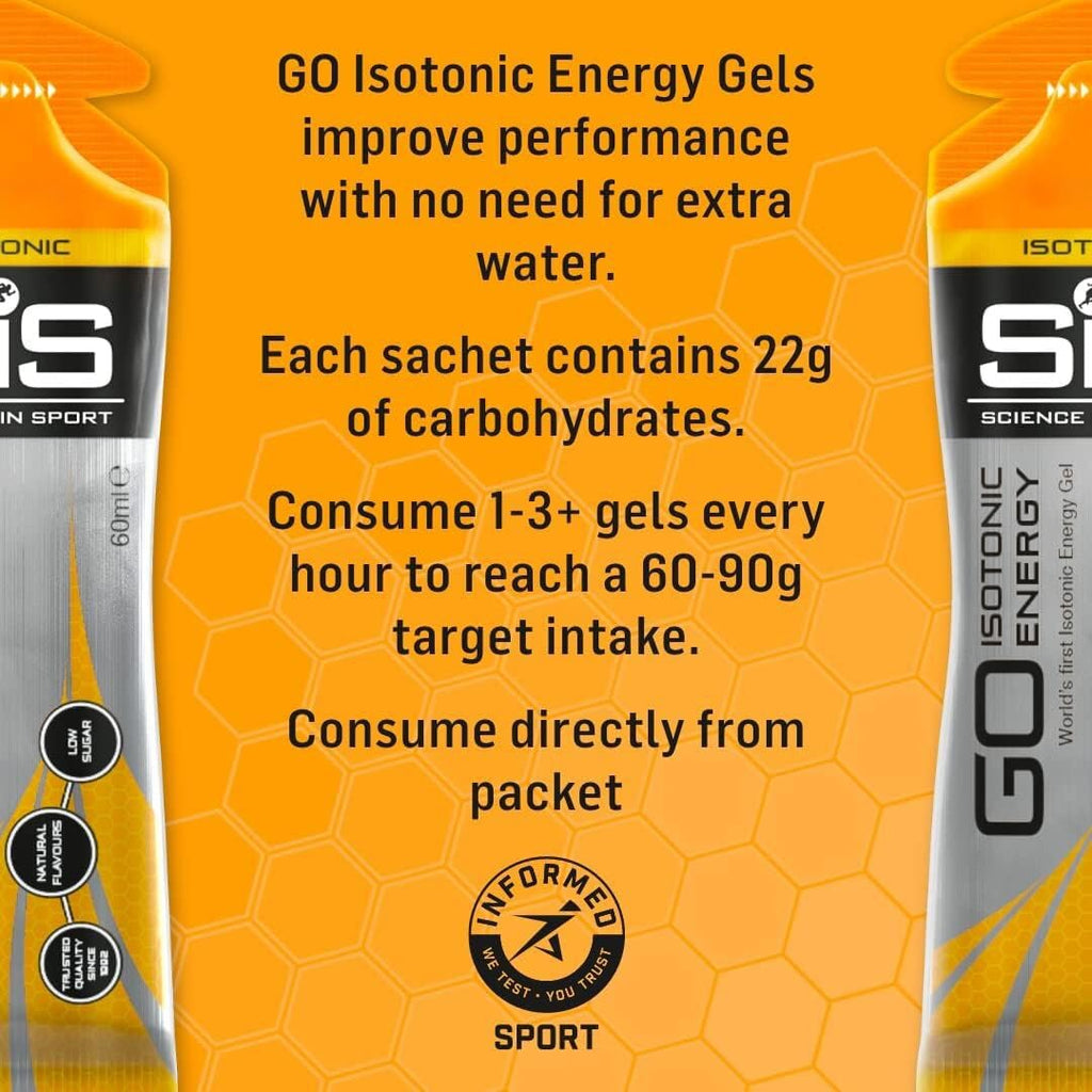 Science in Sport GO Isotonic Energy Gel Orange - 6 Pack - image 3