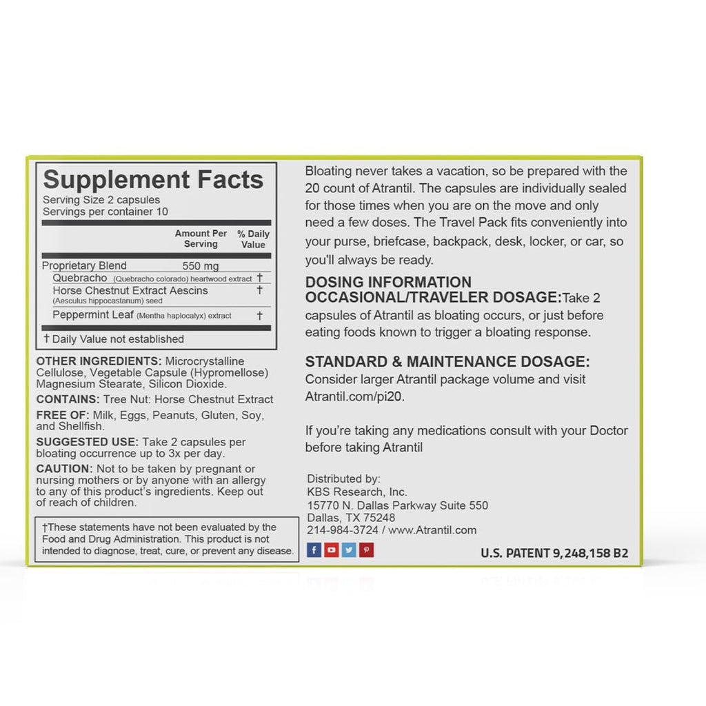 Atrantil Digestive Support Travel Pack - 20 Capsules - image 6