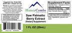 HoneyCombs Saw Palmetto Berry Extract Liquid - 30 Servings - image 3