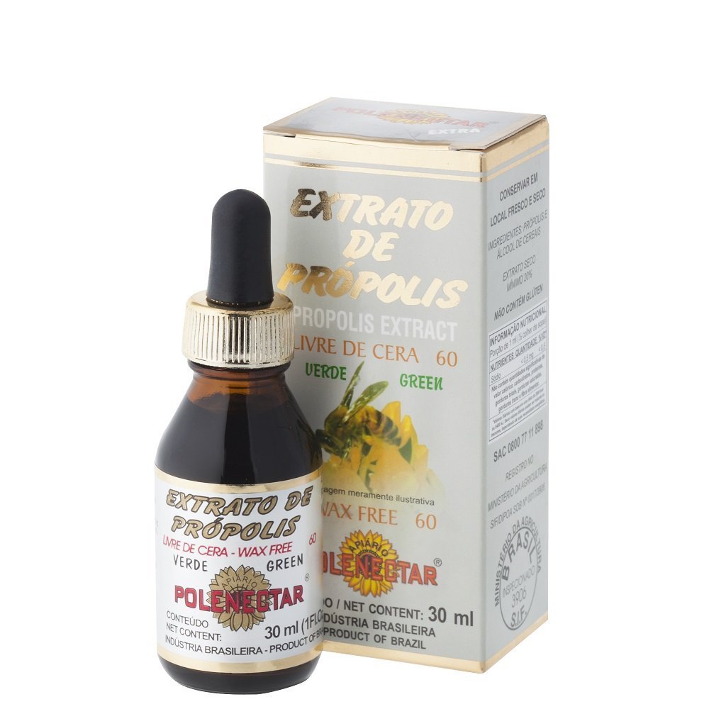 Polenectar Brazil Premium Bee Propolis Extract Wax Free - 2 Pack