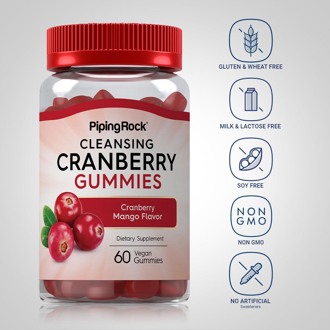 Piping Rock Cranberry Gummies - 60 Count - image 3