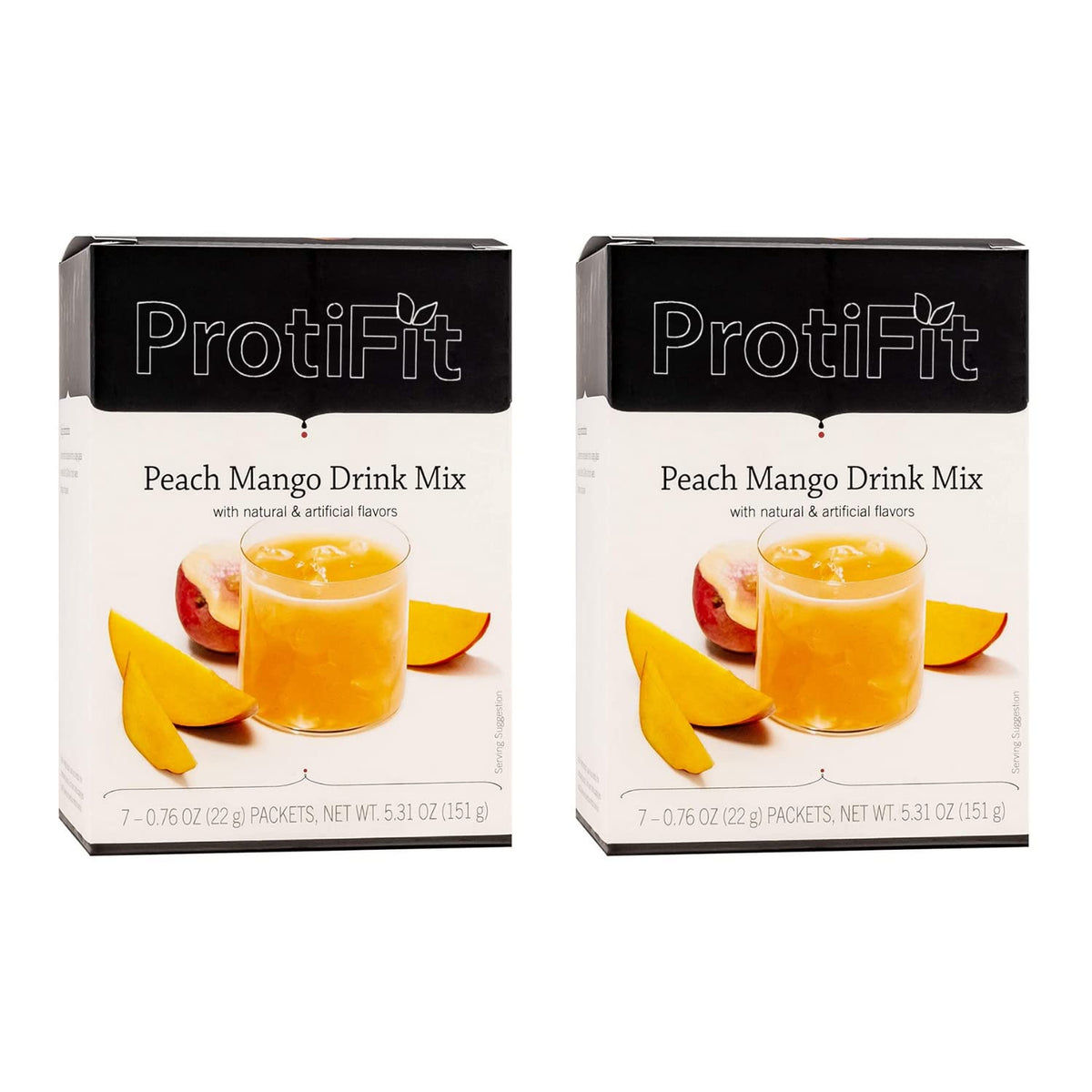 ProtiFit High Protein Peach Mango Fruit Drink - 2 Pack