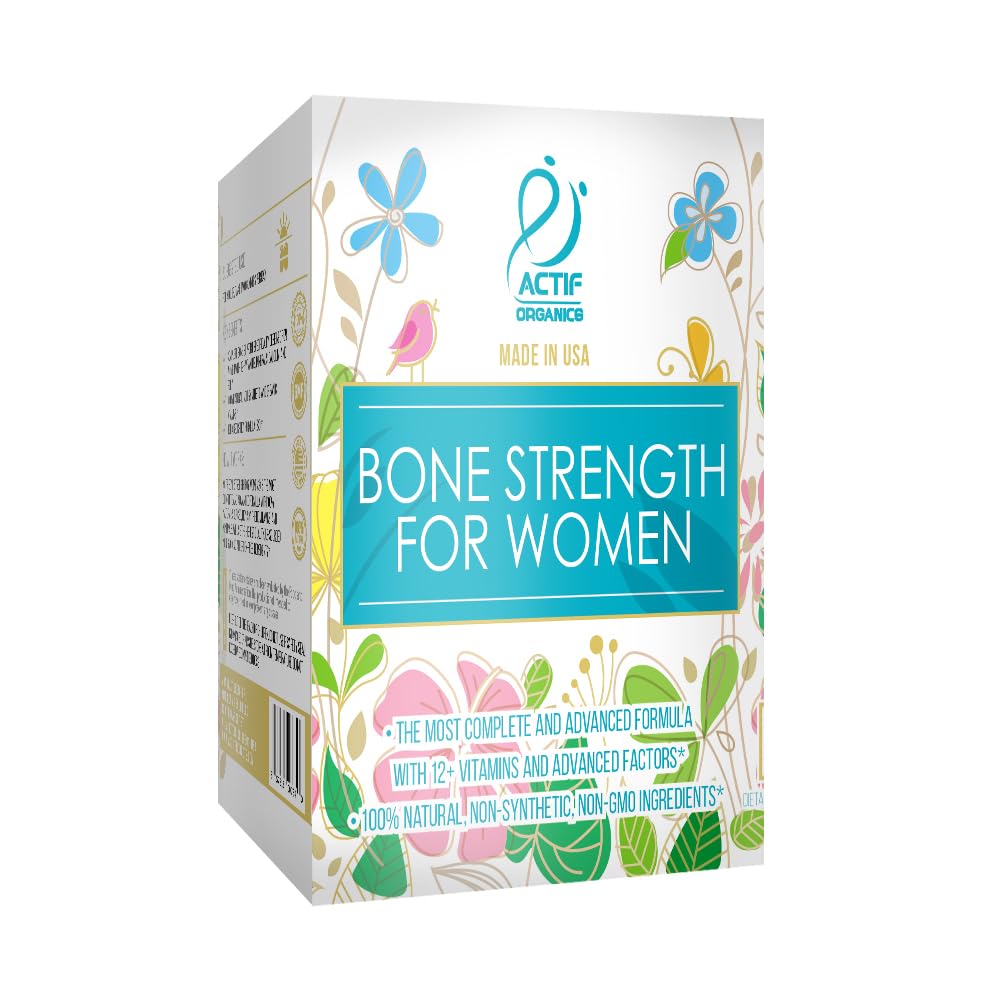 ACTIF Bone Strength Support for Women with 12+ Factors - 90 Softgels - image 5
