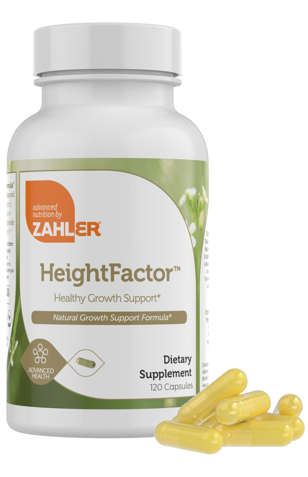 Zahler Height Factor Growth Support Vitamin & Mineral - 120 Capsules