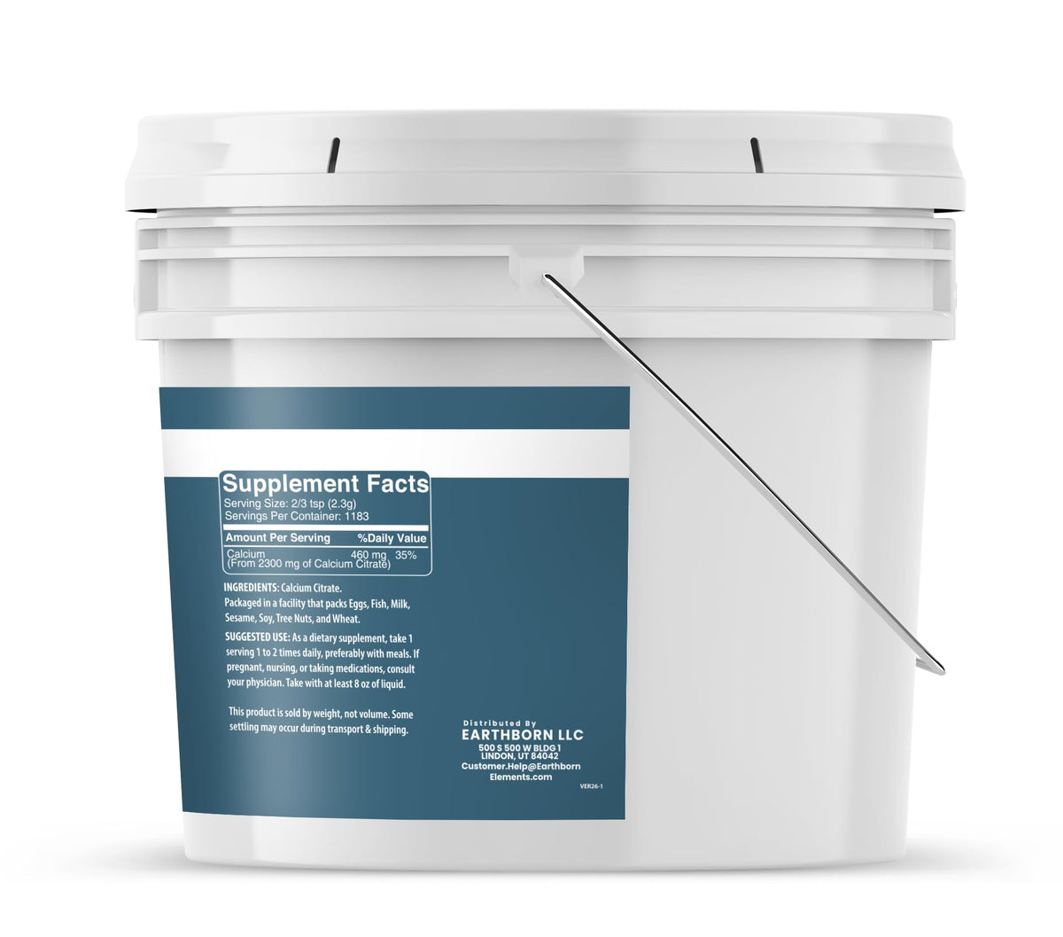 Earthborn Elements Calcium Citrate Powder - 96 Ounces - image 3