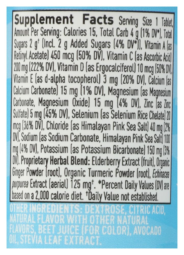 Nuun Immunity Blueberry Tangerine Electrolyte Drink Tablets - 10 Count - image 4