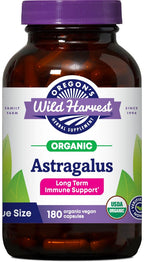 Oregon's Wild Harvest Organic Astragalus Capsules - 180 Count