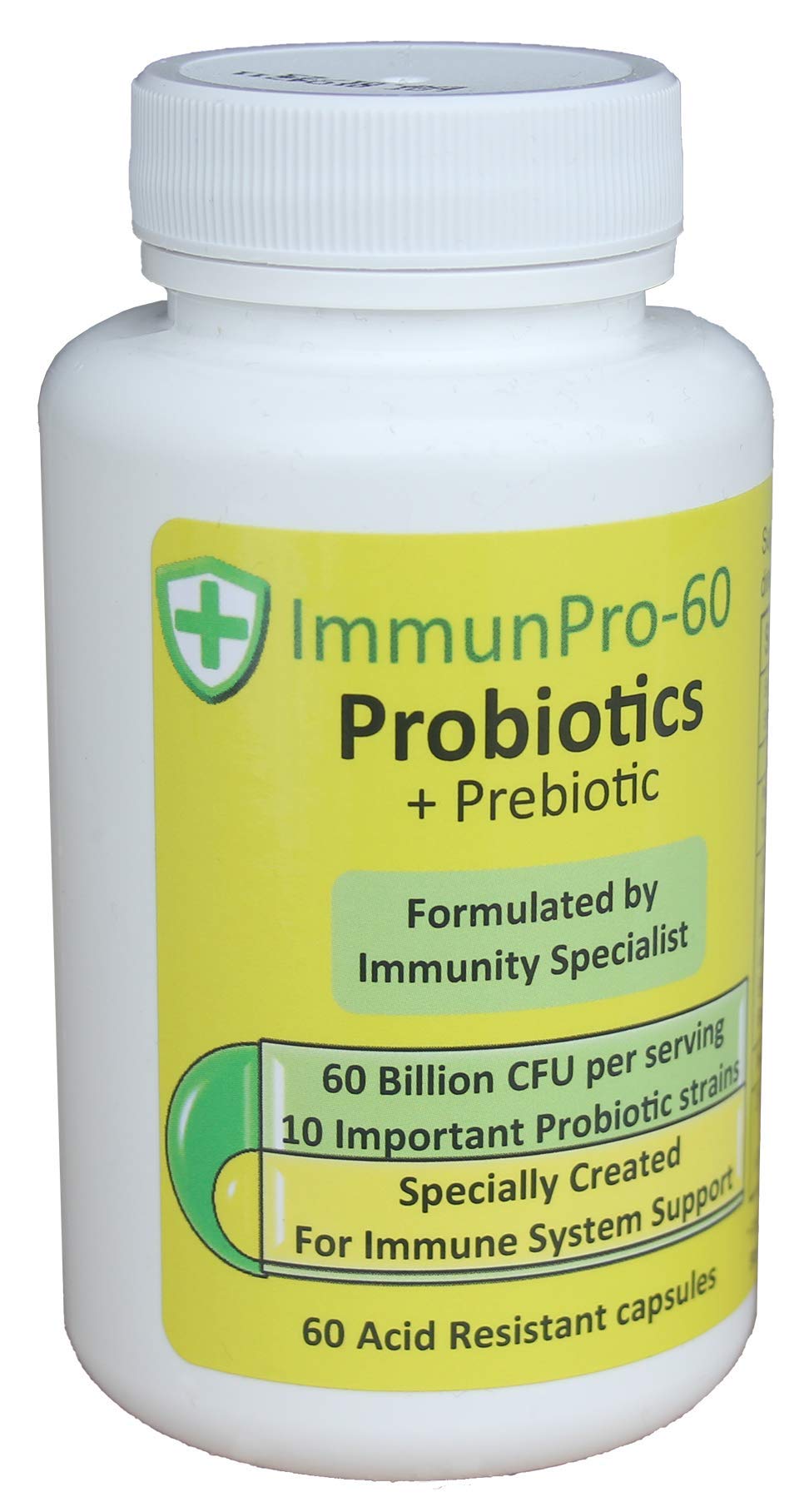 BetterImmunity ImmunPro-60 Probiotics 60 Billion CFU - 60 Capsules