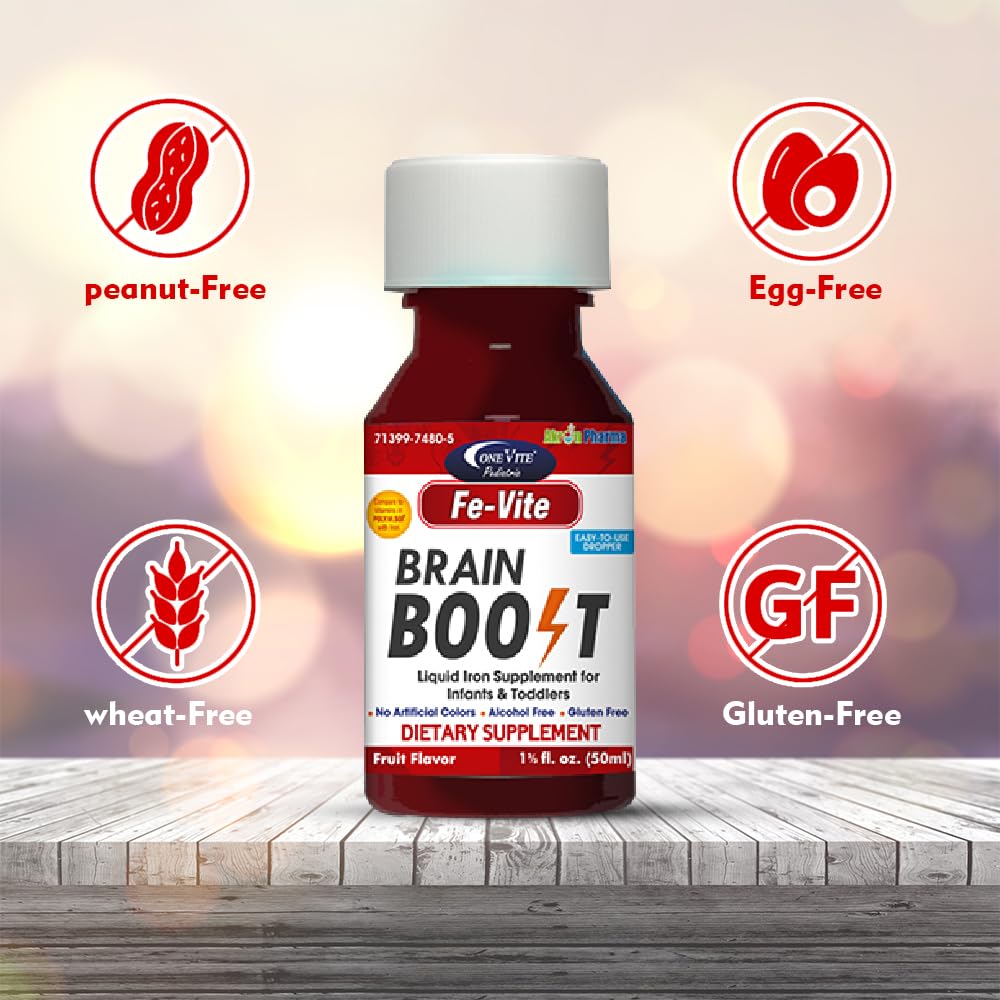 Pediatric FE-Vite Drops Liquid Iron Supplement - 50ml - image 5
