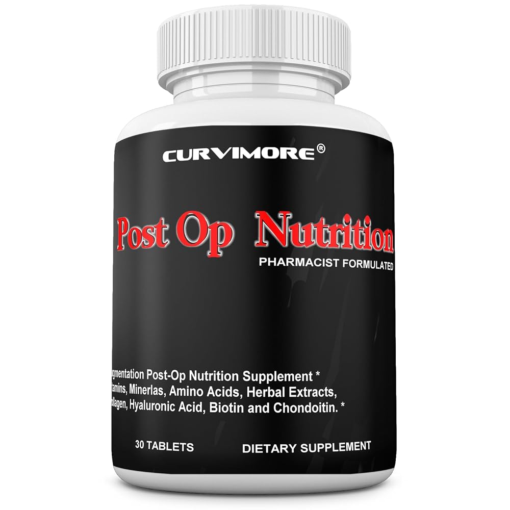 CURVIMORE Post OP Nutrition Pills Collagen Support - 30 Tablets
