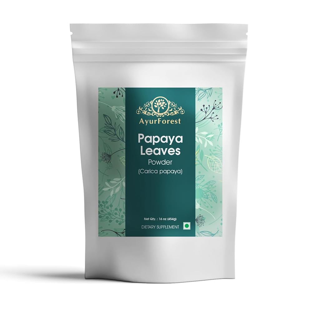 AYURFOREST Papaya Leaf Powder - 16 oz