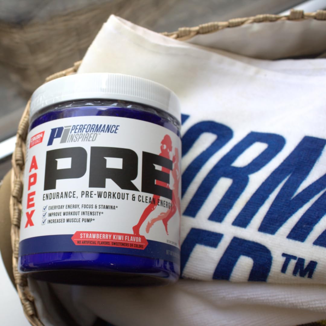PERFORMANCE INSPIRED APEX Pre-Workout Powder Strawberry Kiwi - 1lb - image 10