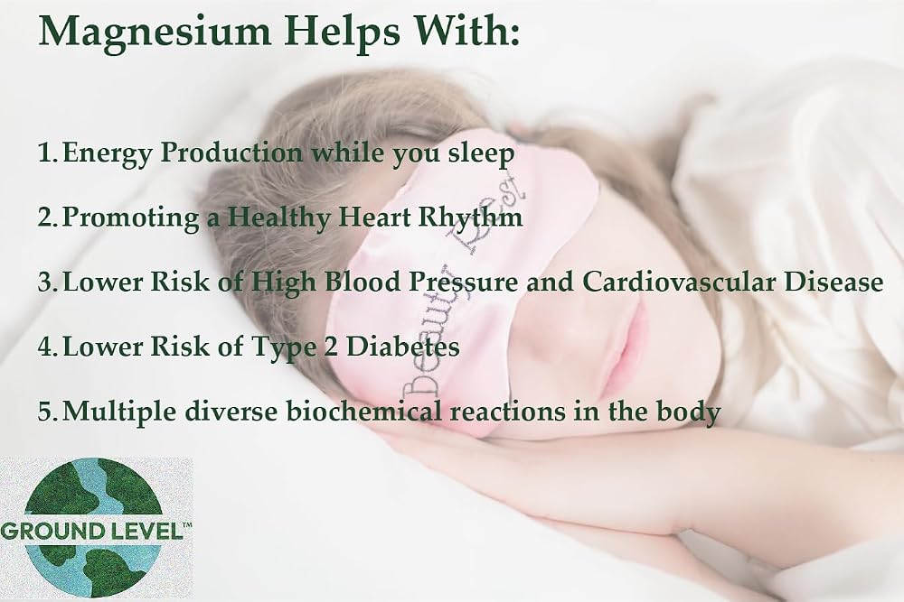 Ground Level Restful Sleep Magnesium Sleep Supplement - 60 Capsules - image 5