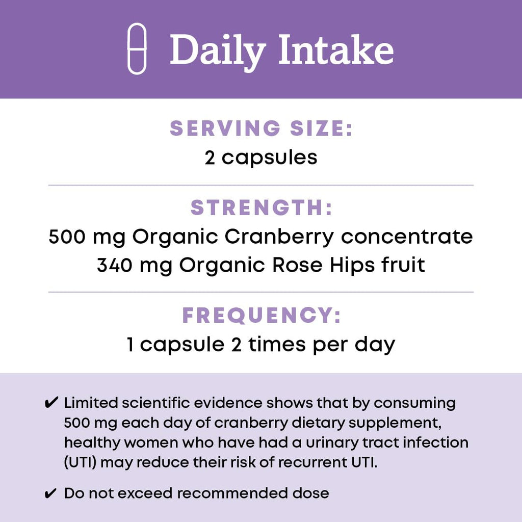Oregon's Wild Harvest Cranberry Organic Urinary Tract Support - 60 Capsules - image 7