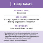 Oregon's Wild Harvest Cranberry Organic Urinary Tract Support - 60 Capsules - image 7