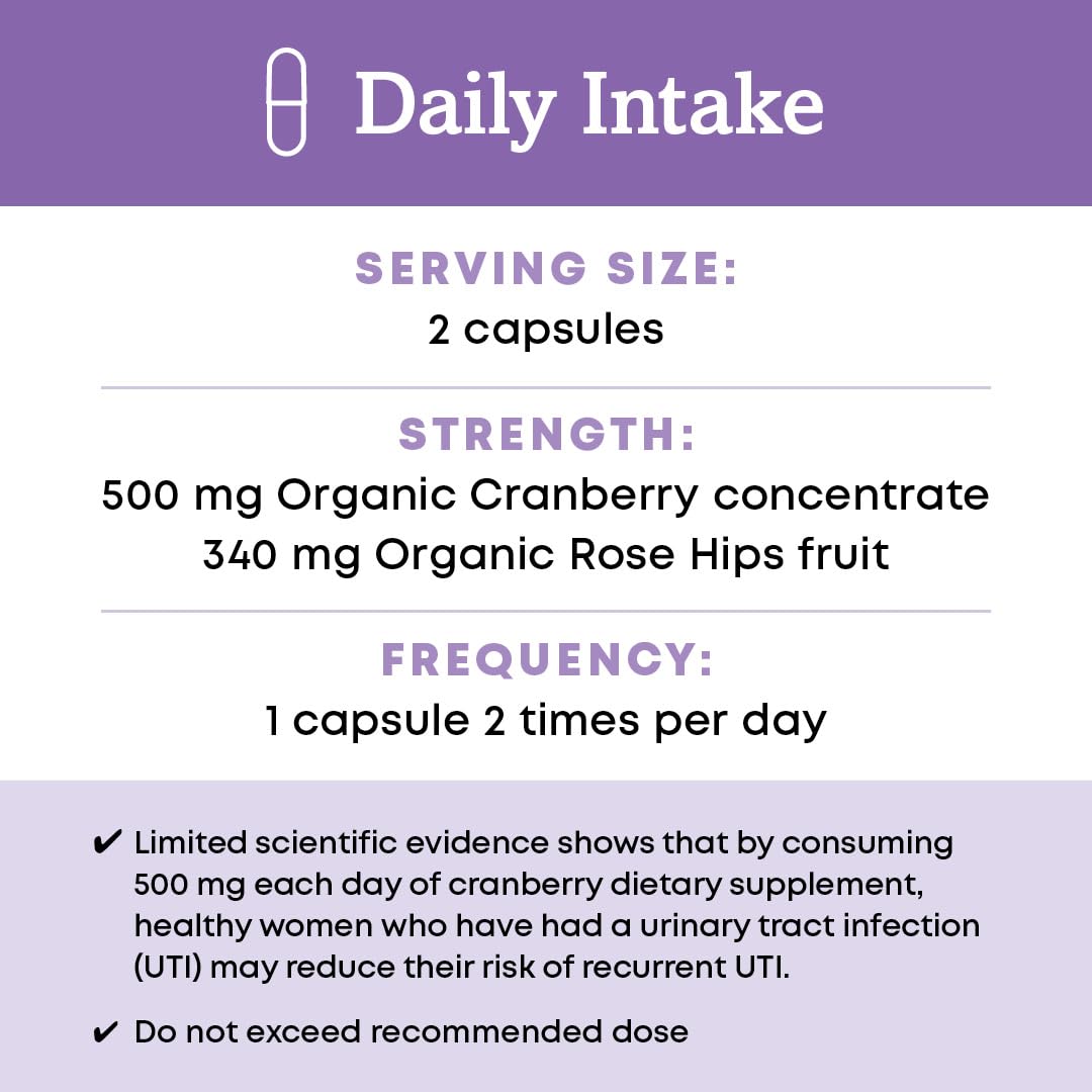 Oregon's Wild Harvest Cranberry Organic Urinary Tract Support - 60 Capsules - image 7