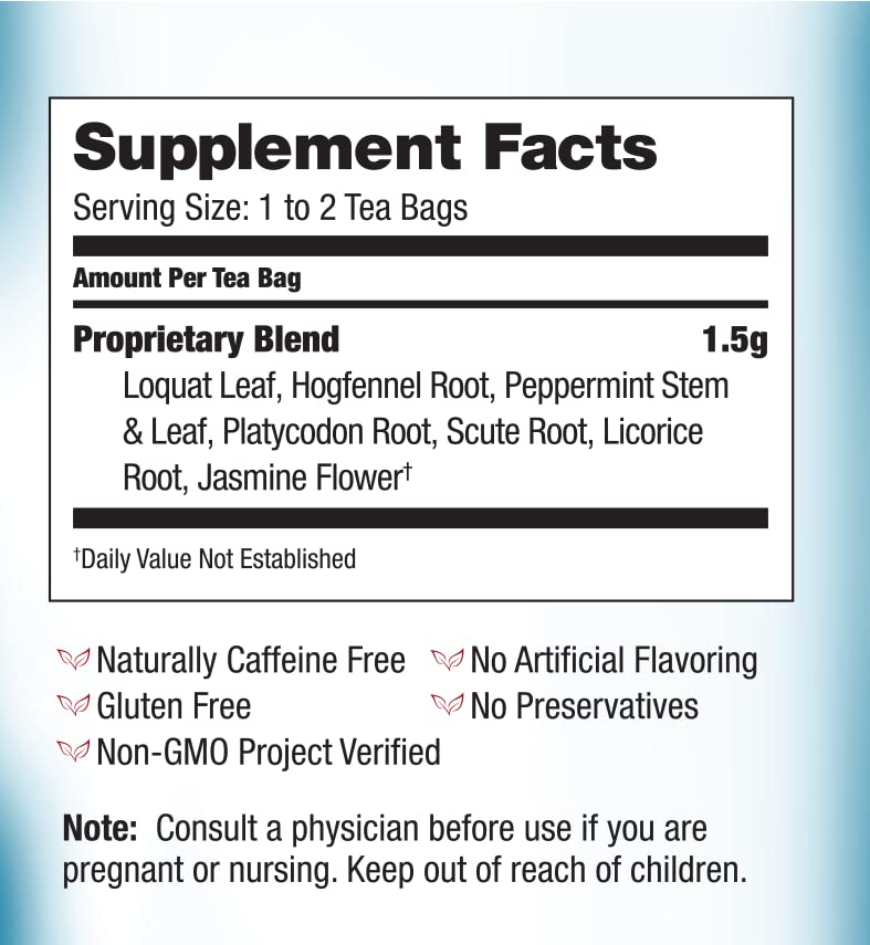 Bravo Tea Bye Cough Herbal Tea Caffeine Free - 120 Tea Bags - image 5