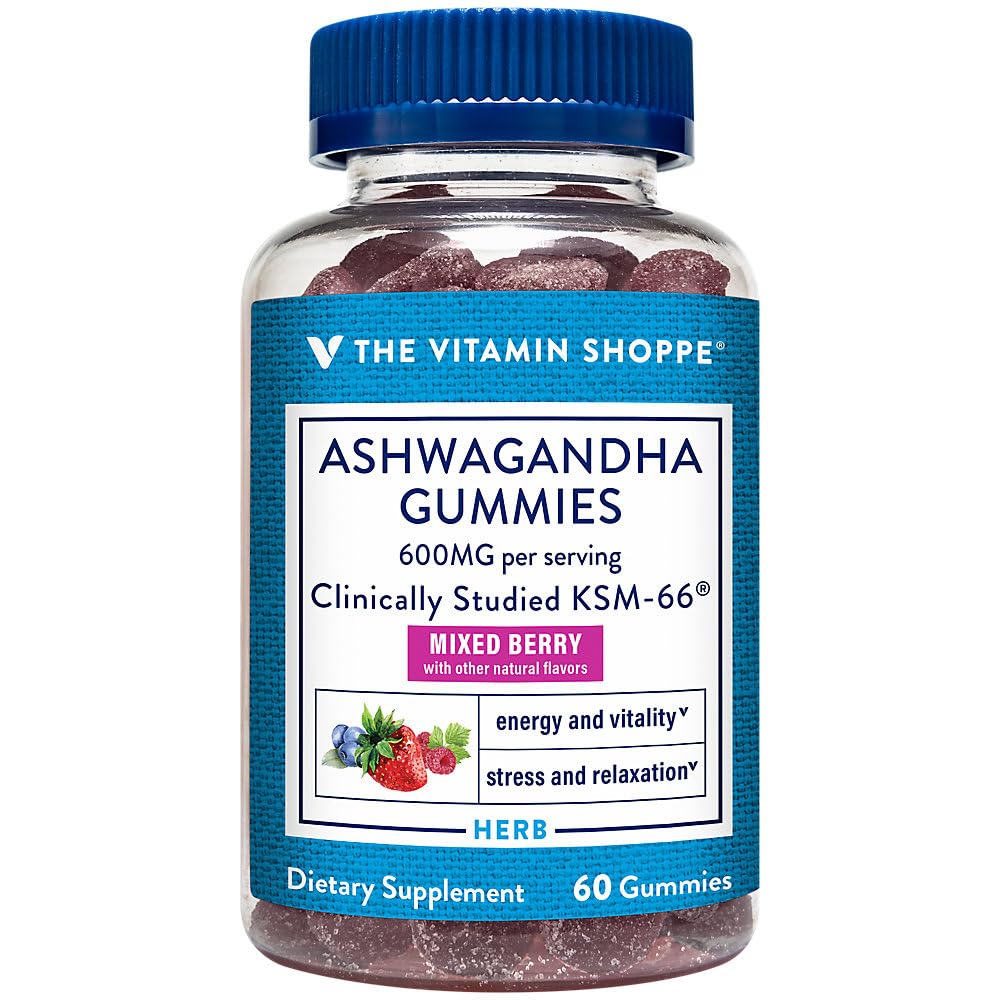 The Vitamin Shoppe Ashwagandha 600 MG Stress Support Gummies - 60 Count