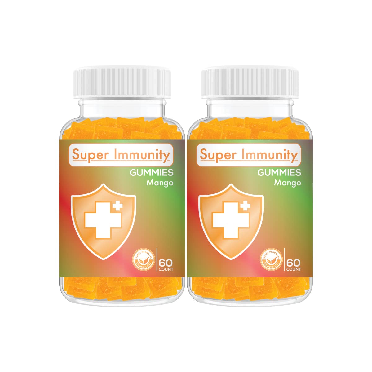 Safer Products Super Immunity Gummies Immune Support - 120 Count