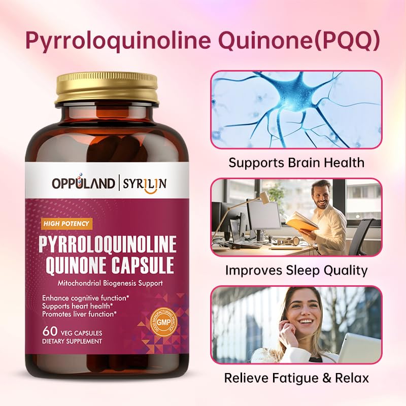 oppuland Pyrroloquinoline Quinone PQQ 20 mg - 60 Vegetarian Capsules - image 3