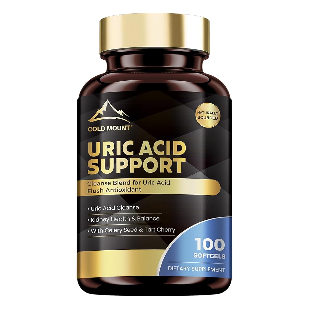 MEGNETA Uric Acid Cleanse Supplement for Kidney Health - 100 Softgels