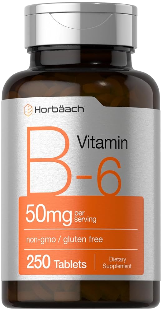 Horbäach Vitamin B6 50mg - 250 Tablets