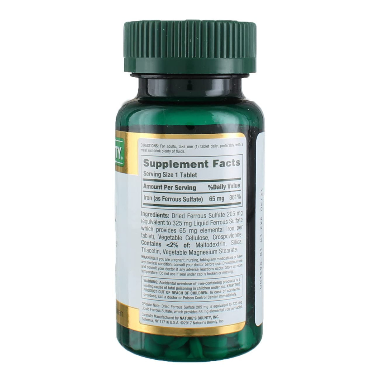 Nature's Bounty Iron 65 mg - image 2
