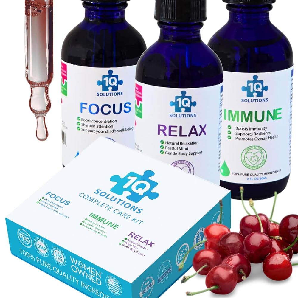 1Q Solutions Kids' All-in-One Health Kit Liquid Supplements - 6 Fl Oz