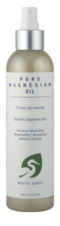 White Egret Magnesium Beauty Oil Pure - 8 Fl Oz