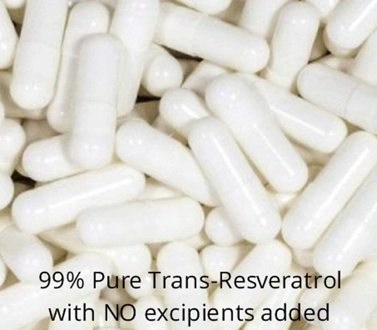 Mega Resveratrol 500 mg Trans-Resveratrol - 60 Vegetarian Capsules - image 6