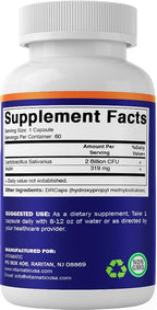 Vitamatic Lactobacillus Salivarius 2 Billion per DR Capsule - 60