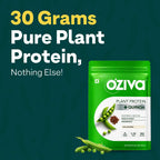 OZiva Organic Plant Protein Powder Unflavored - 500g - image 3
