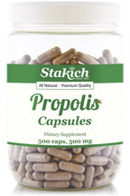 Stakich Bee Propolis Capsules 500 mg - 500 Count