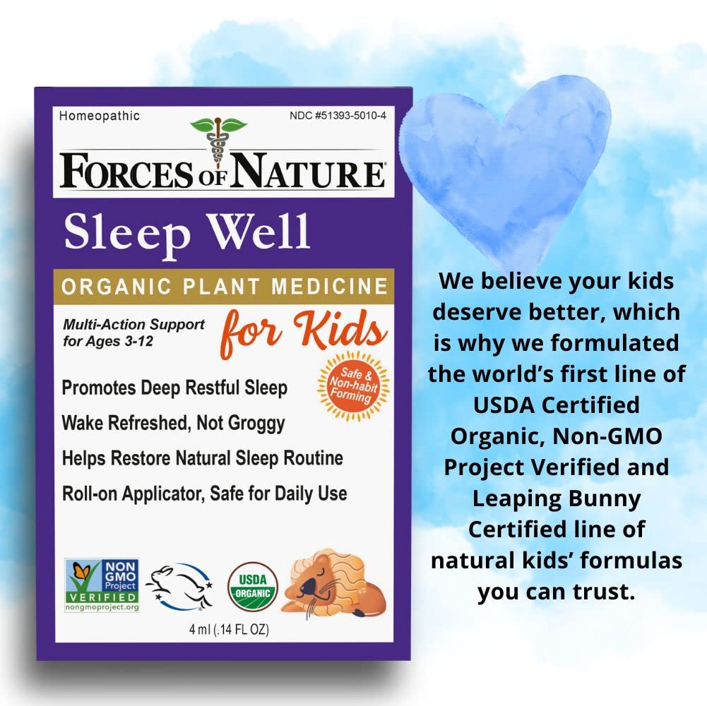 Forces of Nature Sleep Well for Kids Natural Sleep Support - 4ml - image 5