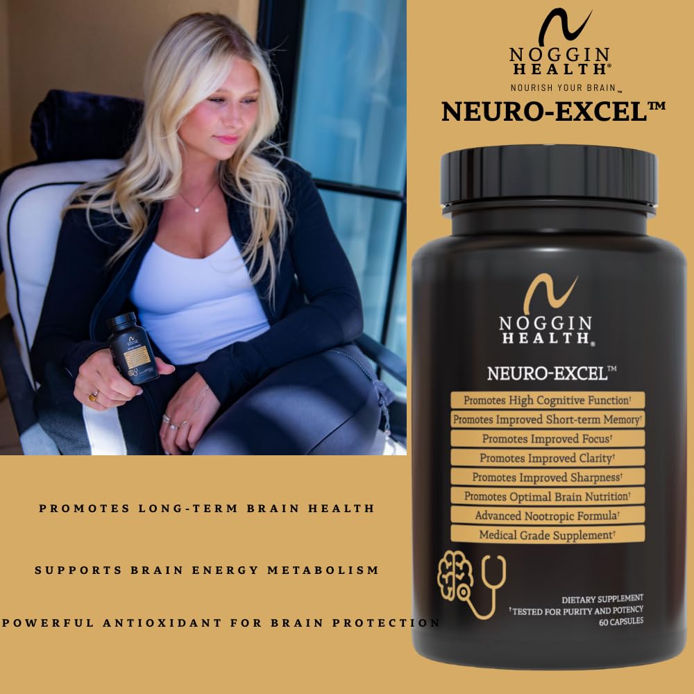 Noggin Health Neuro-EXCEL Brain Support - 60 Capsules - image 2