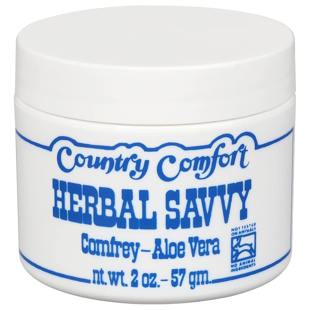 LEAPOA Country Comfort Herbal Savvy Comfrey Aloe Vera - 4 oz