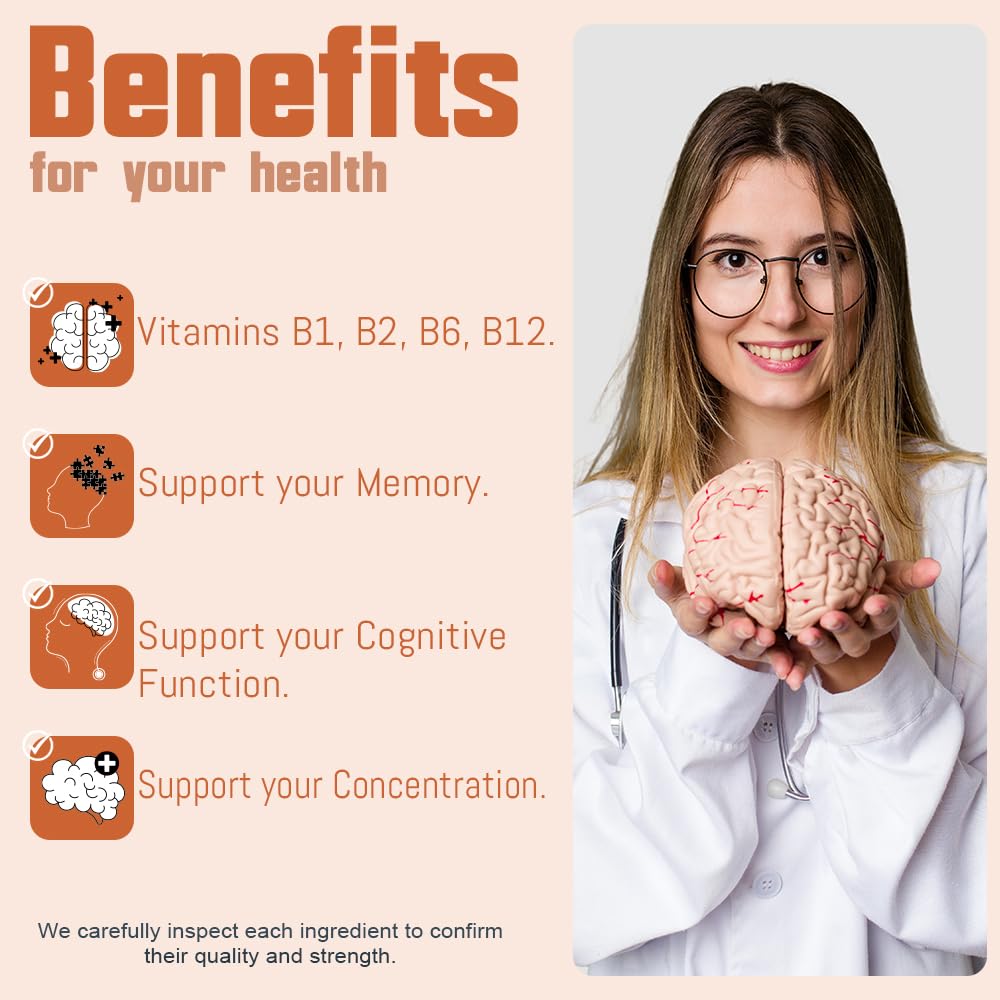 Health Dose Brain Dose Premium Nootropic Supplement - 60 Capsules - image 2