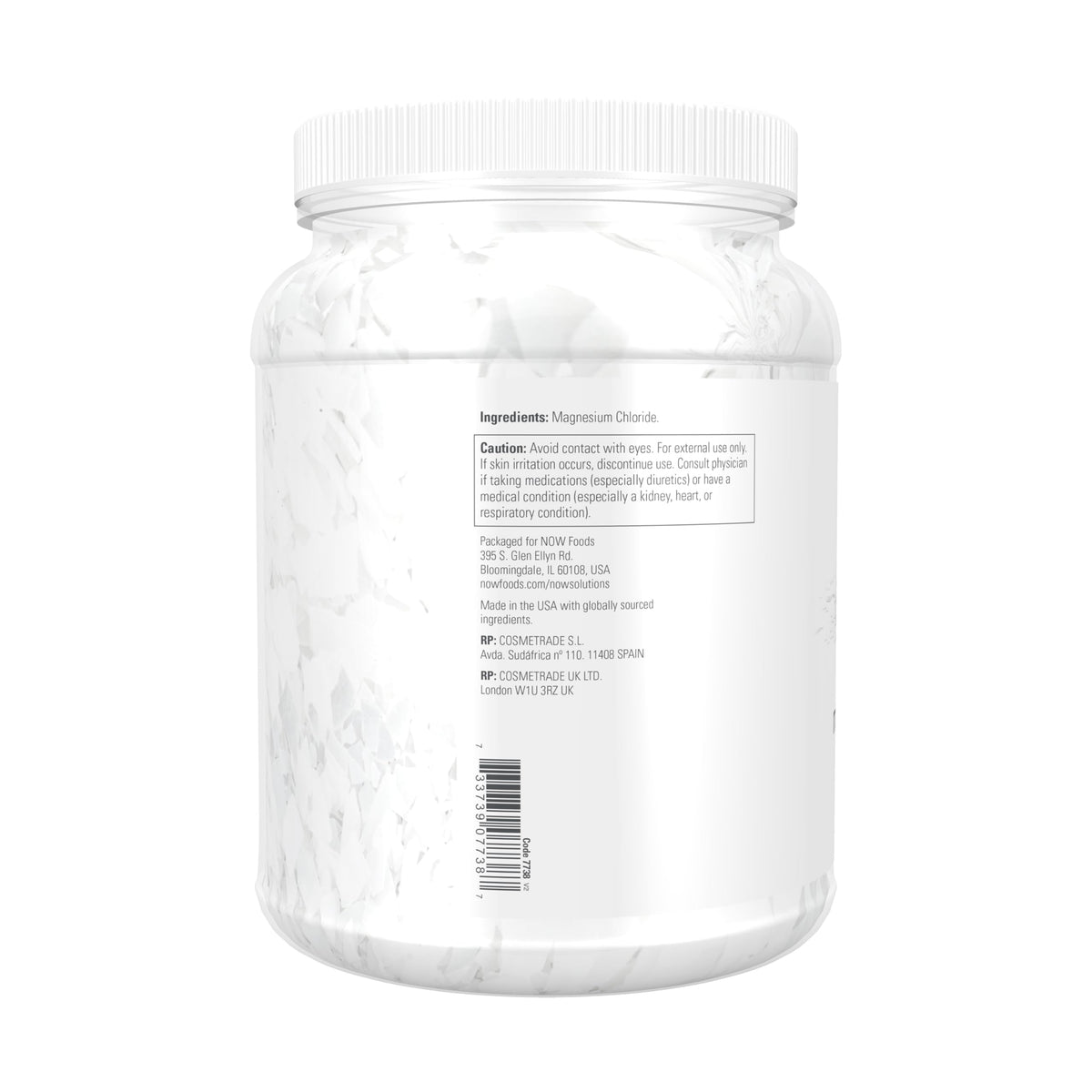 NOW Solutions Magnesium Flakes from Ancient Seabed - 54 oz - image 3