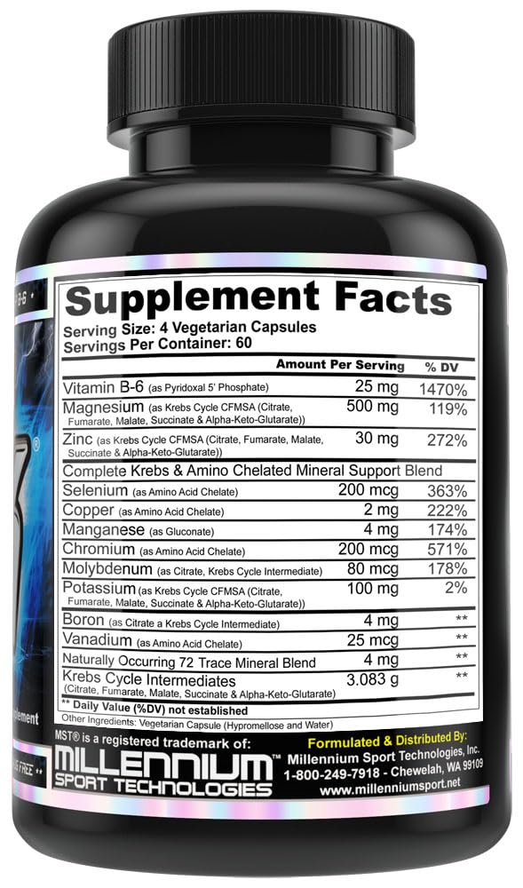 MST ZMK Nighttime Multi Mineral Supplement - 240 Capsules - image 3