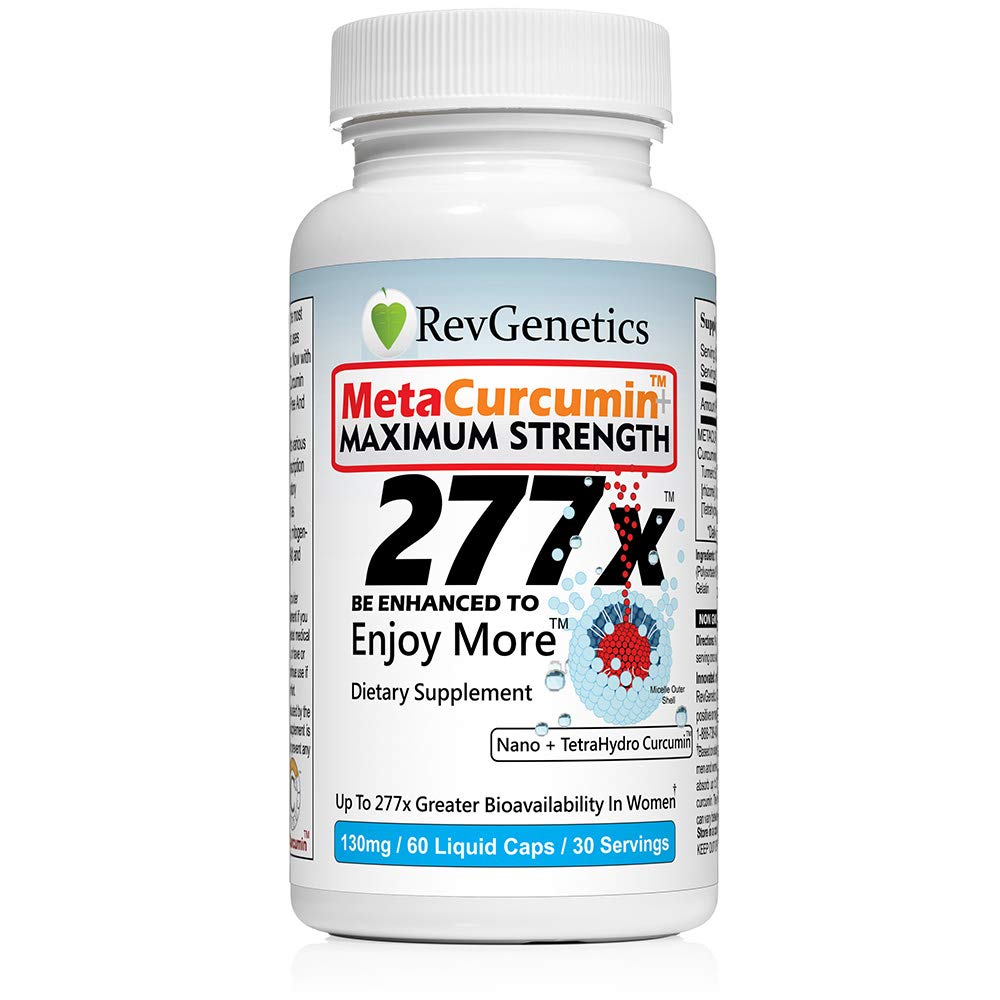 REVGENETICS MetaCurcumin 277x Super Curcumin - 60 Liquid Capsules